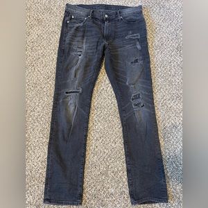 Abercrombie & Fitch Men’s Black denim jeans